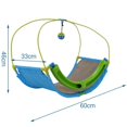 thumbnail image 3 of Cat Toy Rocking Canvas Swing Cat Sofa Cat Bed Sleeping Cradle with Ball Pet Interactive Toy, 3 of 5