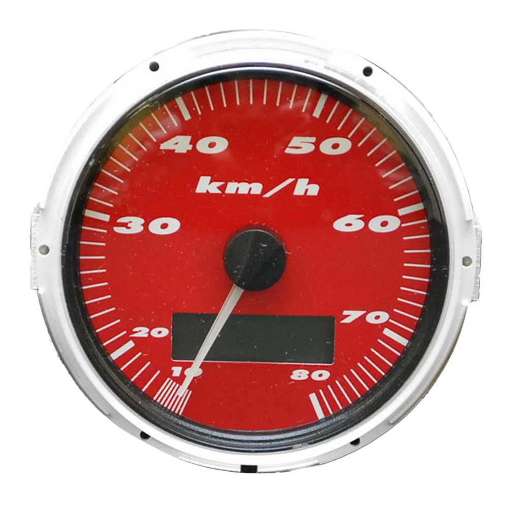 MasterCraft Boat Speedometer 500908 X7 Red 80 KMH 3 1/4 Inch