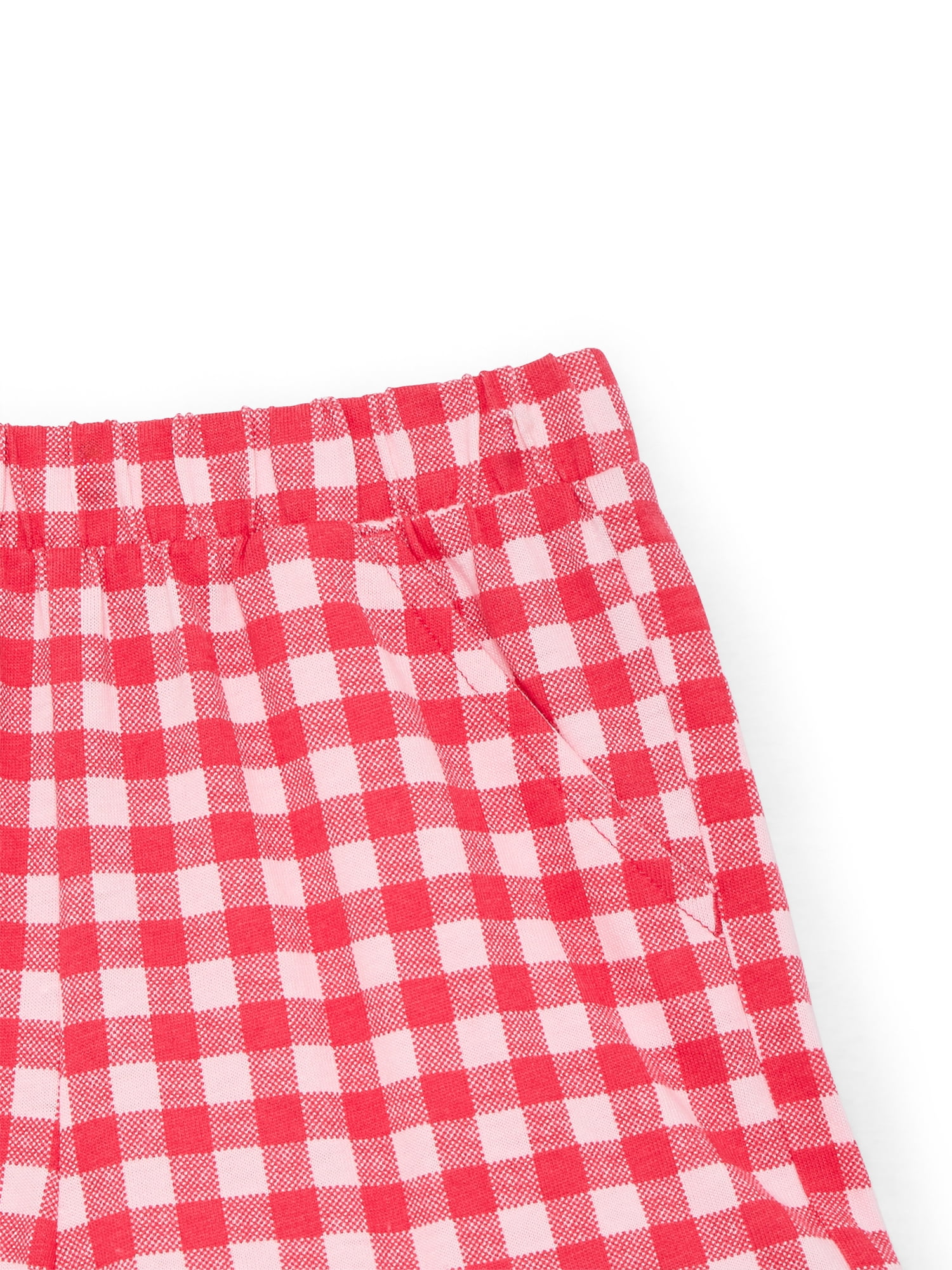 Wonder Nation Toddler Girls Patriotic Ruffle Hem Shorts, Sizes 18M-5T