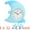 Blue, variant on Unique Bargains 1pc Cute Moon Cartoon Star Decor Silent Wall Clock 18" x 12" x 2.4" Yellow