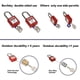 thumbnail image 4 of Electrical Locking Tag Kit, Buckle Set, Lotolock, Plug Lock, Nylon Zipper Tie, Carrying Case Set, 4 of 5