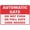 Warning Sign 2, variant on Do Not Push Or Pull Gate Code Needed - Automatic Gate Sign 8"x12" Aluminum Metal Warning Signage With Symbol For Indoor Outdoor Use