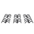 thumbnail image 1 of 50PCS Comb Binding Spine 16mm 3 Rings A4 PP Book Binder Spine Reports Presentations, 1 of 7