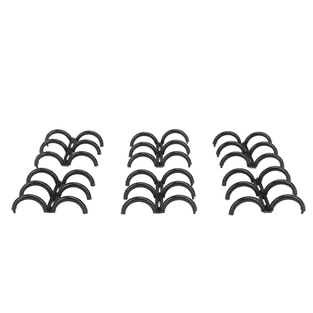 50PCS Comb Binding Spine 16mm 3 Rings A4 PP Book Binder Spine Reports Presentations