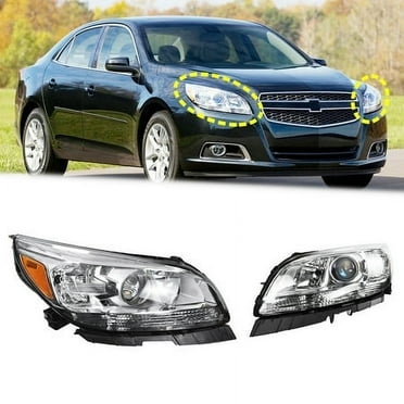 OTTULUR Fit for 13-15 Malibu Headlight Halogen Headlamp Housing Assemblies (2-Pcs, without Bulbs)