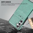 thumbnail image 6 of Compatible with Samsung Galaxy A14 5G Case Wallet with Card Slot Flip Leather  Clasp Protective Shockproof Phone Case for Samsung Galaxy A14 Case Wallet(Green-6.6 inch), 6 of 6