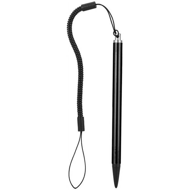 HUGFEGWE Resistive Hard-tip Pen Compatible with All Resistive Touch Screen Devices Screen Touch Painting Pen Resistive Stylus with Spring Rope for POS PDA Navigator (Black) CJB91-69769