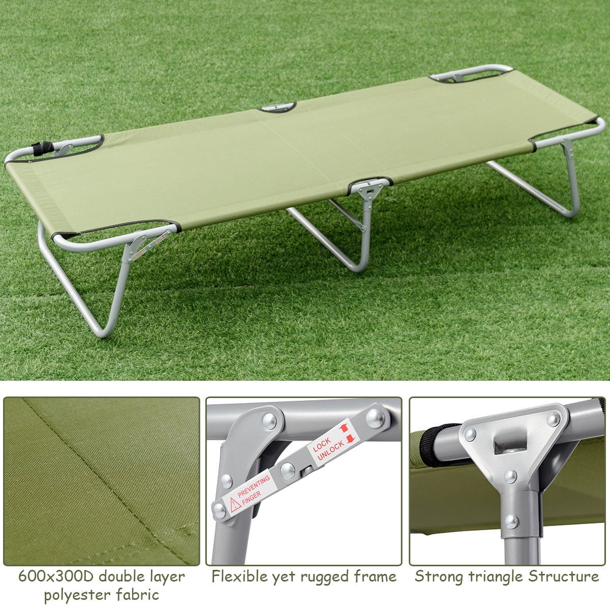 foldable iron cot