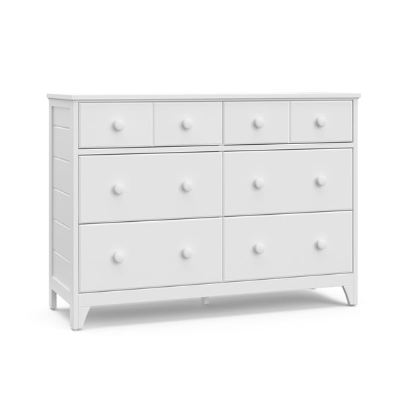 Commode de rangement double avec 6 tiroirs Moss de Storkcraft