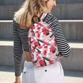 thumbnail image 5 of Disketp Makeup Mochila de Lona Estampada, Mochila Escolar de Viaje Ligera para Estudiantes y Portátil-Small, 5 of 5