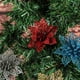 thumbnail image 3 of Cabeza de Flor Artificial Billuyoard Navidad Fiesta Vacaciones Año Nuevo Rojo, 3 of 6