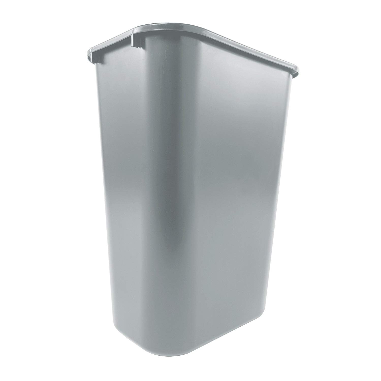 2-Pack Black Commercial 10 Gallon Commercial Office Wastebasket