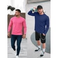 thumbnail image 2 of Mens High Visibility Athletic Workout Swim Shirt UPF50+Sun T-Shirt for Men Atharv Neon Green (M), 2 of 3