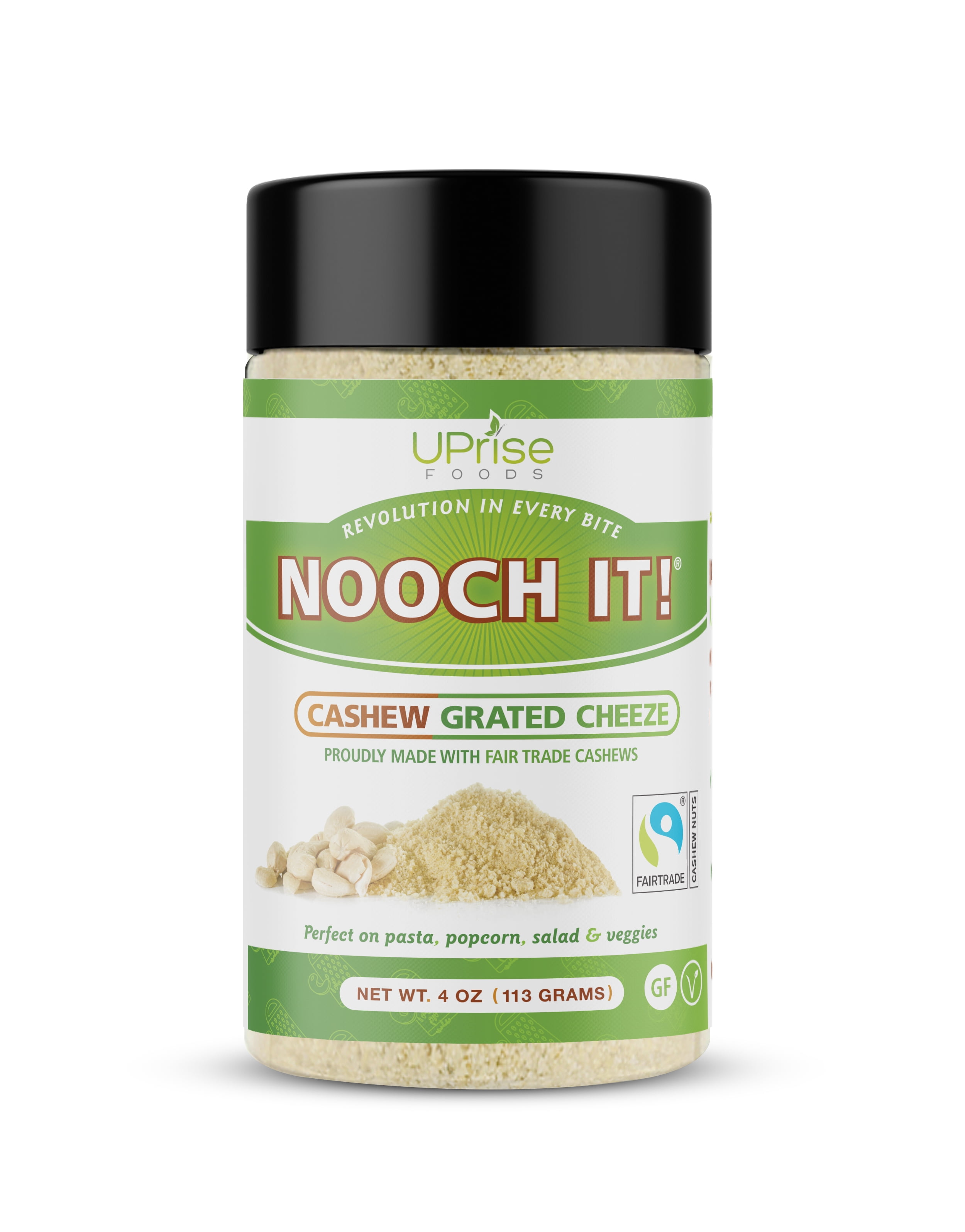 NOOCH IT! DairyFree Cashew Grated Cheeze Vegan Parmesan, Tasty