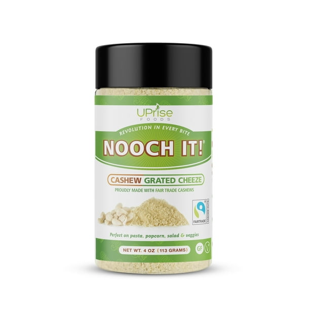 NOOCH IT! DairyFree Cashew Grated Cheeze Vegan Parmesan, Tasty