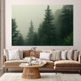 thumbnail image 2 of Idea4wall 3pcs Green Pine Trees Nursery Decor Stick Wallpaper Removable Wall Murals Large Wall Stickers for Home Decoration, 48"x72", 2 of 5