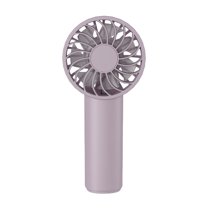 ChicYu Mini Fan Battery USB Double Power,Curved Blade Fan for Makeup Outdoor Use Indoor Outdoor Travel,Mini Handheld Fan Pink