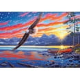 thumbnail image 3 of Buffalo Games 500-Piece Darrell Bush Star-Spangled Sunset Interlocking Jigsaw Puzzle, 3 of 5