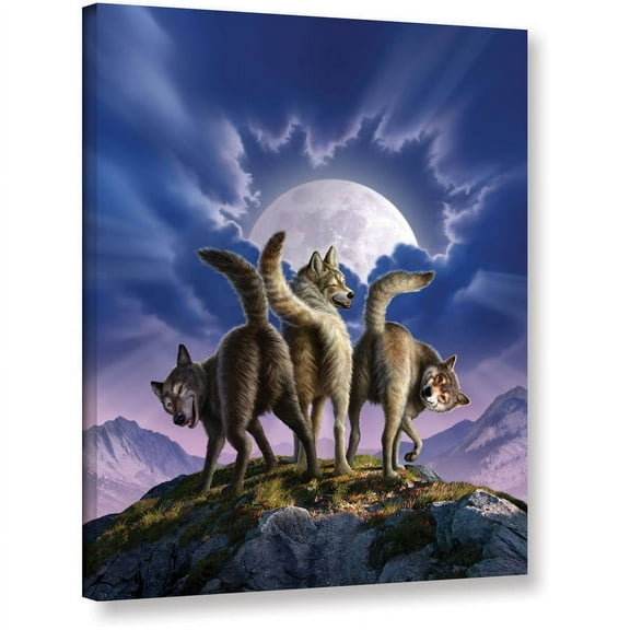 Jerry Lofaro "Full Moon" Gallery-Wrapped Canvas