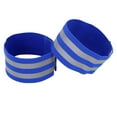 thumbnail image 5 of 4pcs Reflective Bands for Arm Reflective Armbands High Visibility Night Cycling Riding Reflector Tape Straps Blue, 5 of 8