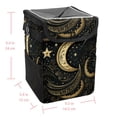 thumbnail image 5 of New Moon Symbol Foldable Car Garbage Can with Lid, Leak-proof, Hanging Storage Bag - Trash Can for Car, Car Trash Can, 5 of 6