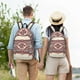 thumbnail image 4 of Disketp Fashion Tatreez Mochila de Lona Estampada, Mochila Escolar de Viaje Ligera para Estudiantes y Portátil-Small, 4 of 5