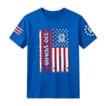 thumbnail image 5 of 4th of July Shirts for Men 2026 Short Sleeve Crewneck Patriotic Shirt America Flag Graphic Tee Shirts, 5 of 5