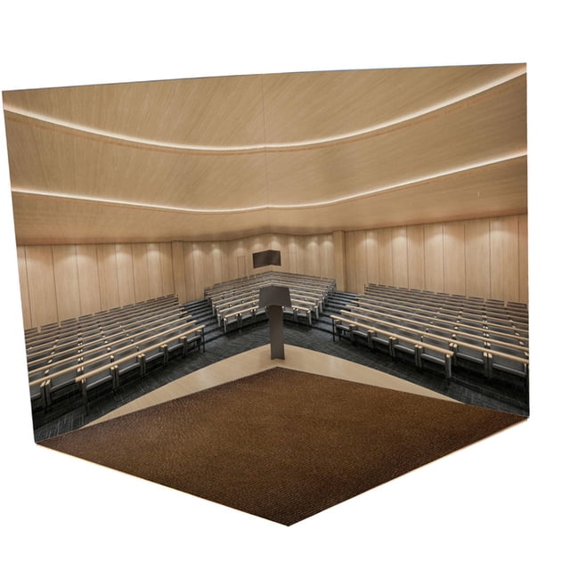 Escena de fondo a escala 1:6, colección de escenas, diseño de escena, exhibición para muñecas fundidas a presión sala de reuniones