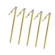 thumbnail image 4 of Estacas para tienda de campaña Strade Fareast Limited 5 estacas con tornillos y anclajes para el suelo dorado, 4 of 8
