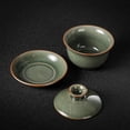 thumbnail image 6 of Chinese Teaware Accessories Drinkware Personal Cup Home Teacup Travel Tea Bowl 140ml Traditional Ice Cracked Ceramics Gaiwan, 6 of 7