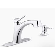 Maxton Pull-out Kitchen Faucet with Soap/lotion Dispenser