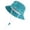 Green, variant on Krdevn Teal Allover Dinosaur Print Baby Bucket Hat UPF50 Adjustable Chin Strap Wide Brim Toddler Boys Outdoor Sun Hat Size:1-2 Years
