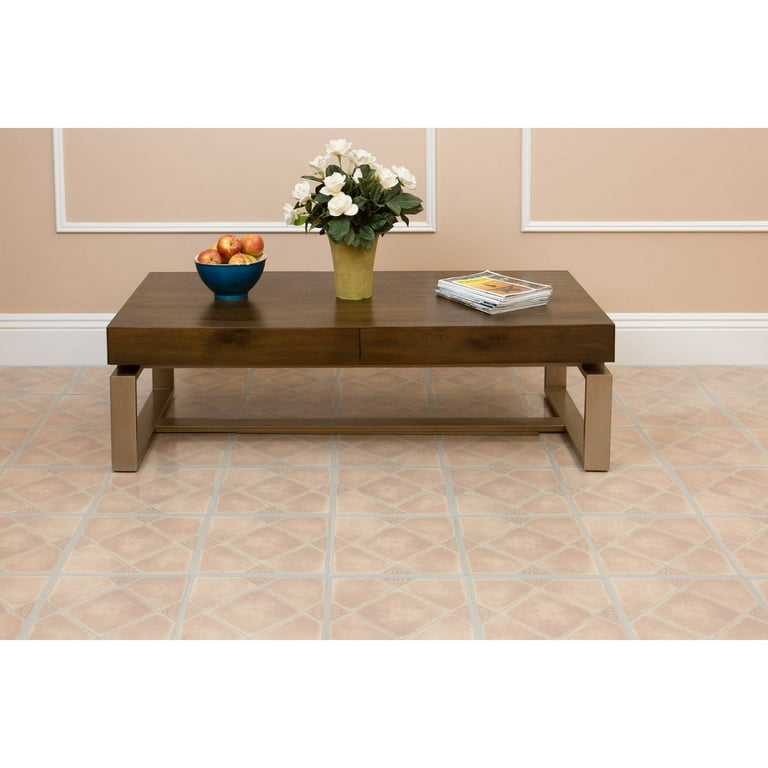 Achim Nexus Beige Clay Diamond with Accents 12-in x 12-in Peel and Stick Vinyl Tile Flooring (20-sq ft) Achim Nexus Beige Clay Diamond with Accents 12-in x 12-in Peel and Stick Vinyl Tile Flooring (20-sq ft)