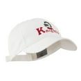 thumbnail image 5 of Knights Text and Mascot Embroidered Cap - White OSFM, 5 of 5