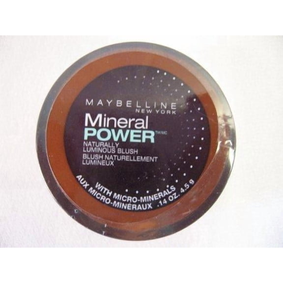 Maybelline Mineral Power Naturally Luminous Blush With Micro-Minerals ~ Sunset Bronze II ~ .14 oz (4.5 g)