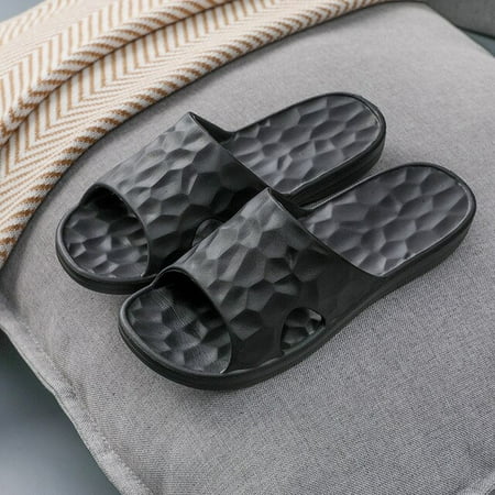 

CoCopeaunt Summer sandals anti-skid bathroom home slippers indoor platform Womens slippers men s couples anti-skid beach slippers