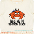 thumbnail image 4 of Inktastic Rehoboth Beach Delaware Cute Crab Girls Toddler Dress, 4 of 5
