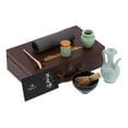 thumbnail image 4 of Tea Ceremony Kit, Matcha Set Natural Perfect Useful With  Ceramic And Bamboo Material For Home Ugyen Glazed Style, 4 of 8