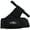 Black, variant on SAS 4 Tube Archery Arrow Target Quiver with Accessory Pockets and Waist Strap
