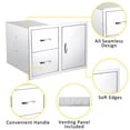 thumbnail image 6 of Garvee Outdoor Kitchen Cabinets,Stainless Steel Outdoor Kitchen Drawers,Multi-Layer Design Access Door & Drawers for BBQ Island, Patio, Grill Station, 6 of 8