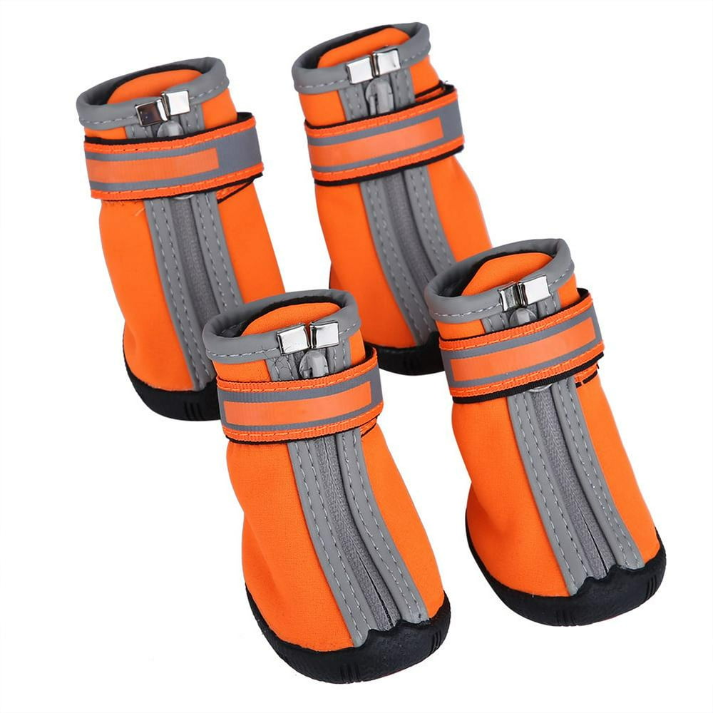 Winter Dog Warm Shoes Non Slip Rain Snow Pet Waterproof Booties for