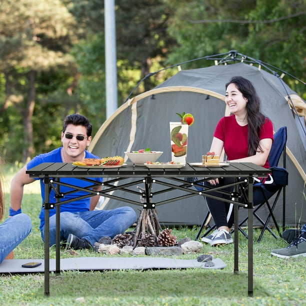 Folding camp on sale table walmart
