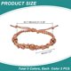 thumbnail image 2 of Pulsera de macramé de 10 piezas, 5 colores, cordón de nailon con piedras, ajustable, cuentas de madera y cristales., 2 of 6