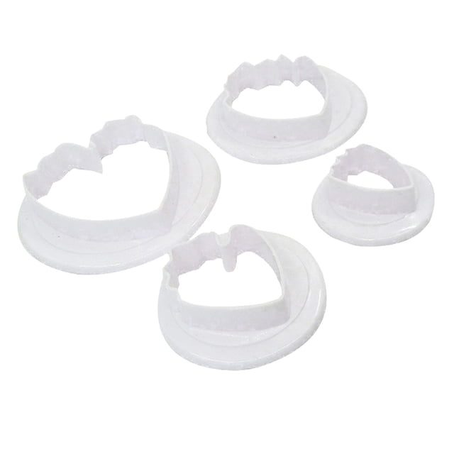 Bearachild 4 Uds patrón de pétalos de flores moldes para rebanar ajustables impermeables juego de moldes para galletas a prueba de óxido resistentes al Herramientas y accesorios para hornear Bearachild JJ17802-00