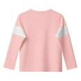 thumbnail image 4 of Cethrio 3/4 Sleeve Tops for Girl, Soft Pullover Casual Crew Neck Girls T-Shirts Pink Size 7-8 T, 4 of 4