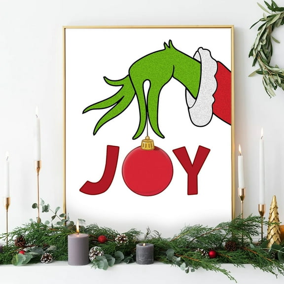 WestConfe Christmas Wall Art, Christmas Home Decor, Winter Prints, Holiday Home Decor