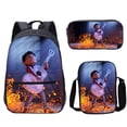 thumbnail image 1 of Mochila para estudiantes de escuela primaria Coco, bolsa para lápices, conjunto de mochila pequeña, mochila de bolsillo simple de 17 pulgadas, mochila pequeña y estuche para lápices, conjunto de tres piezas 8 brillar Electrónica, 1 of 6