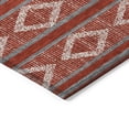 thumbnail image 4 of Addison Rugs Chantille Indoor/Outdoor Transitional Geometric Red Washable Rectangle Rug, 3' x 5', 4 of 6