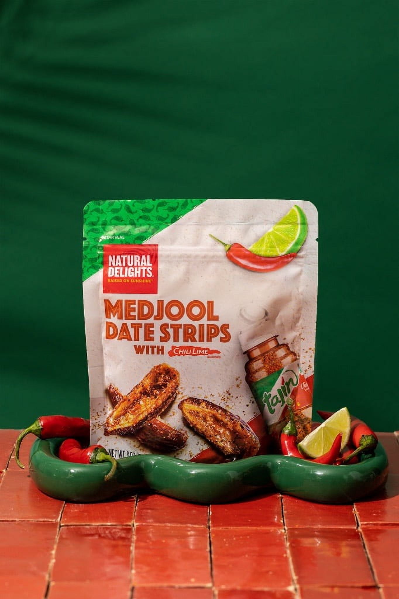 Natural Delights Medjool Date Strips with Tajin 6oz.