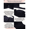thumbnail image 5 of BIMEI Mastectomy Bra with Pockets for Breast Prosthesis Women's Full Coverage Wirefree Everyday Bra 8619,Black,42B, 5 of 5